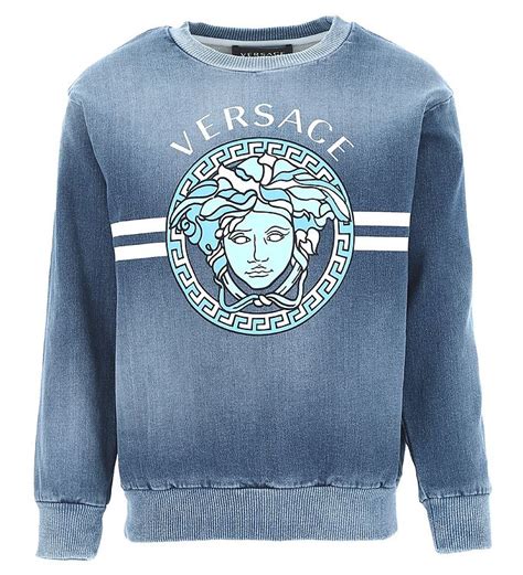 versace sweat shirt logo|Versace sweatshirt price.